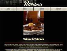 Tablet Screenshot of petterinos.com